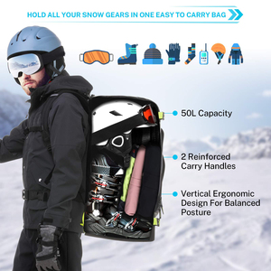 <span class=keywords><strong>Botas</strong></span> de esquí y calzado de <span class=keywords><strong>Snowboard</strong></span> personalizado para <span class=keywords><strong>hombre</strong></span> y mujer, bolsa de viaje con fondo Exterior impermeable, juvenil - Product Image 2