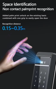 Cerradura Inteligente Glomarket para el Hogar, Aleación de Aluminio, Reconocimiento Facial, Huella Dactilar, Control por Aplicación Tuya, Código de Tarjeta, Llave, Palma, Video en la Nube - Product Image 5