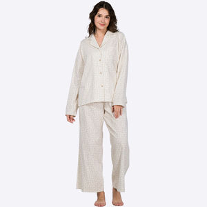 Sleep Wear Women's100% Cotton <strong>Christmas</strong> Girls Summer Winter <strong>Maternity</strong> Satin Pointelle <strong>Pajamas</strong> Family Set for Women Set - Product Image 2