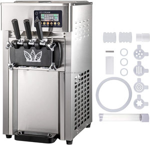 Máquina para Hacer Helados Vevor, 110V/220V, 1300w, Precio de Máquina para Hacer Helados Casera, Compra de Pánico, Almacén en China y la UE - Product Image 1