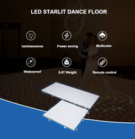 Igreslite Star Led Dalles de piste de danse Panneau Led Piste de danse Led Piste de danse pour scène de fête de mariage