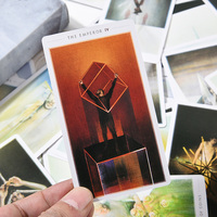 Cartes de tarot personnalisées, jeu de cartes durable recto-verso, cartes écologiques, cartes de tarot imprimées avec une finition exquise