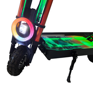 Trottinette électrique tout-terrain à double moteur 3000W, pliable, étanche, longue autonomie, véhicule de transport - Product Image 4