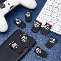 Manchettes de jeu plaquées argent pour les doigts, offrant une adhérence antidérapante, réduisant les interférences tactile et améliorant l'expérience de jeu.