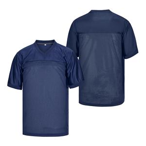 Maglia da Football Americano di Alta Qualità Disponibile, Divisa Blu Navy per Club, Logo e Nome Personalizzabili, in Poliestere Traspirante per Uomini, Donne e Giovani - Product Image 2