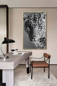 Pintura en lienzo de <span class=keywords><strong>pantera</strong></span> leopardo blanco y negro Animales <span class=keywords><strong>Pantera</strong></span> e impresiones Arte de pared - Product Image 3