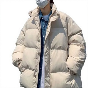 Blouson d'hiver décontracté professionnel de bonne qualité, surdimensionné, avec fermeture éclair, en stock, style urbain, confortable pour hommes - Product Image 3