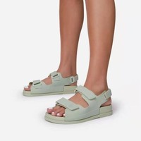 2021 summer new arrivals slippers wholesale non-slip solid women's and men's couples yeezy slides for casual shoes
