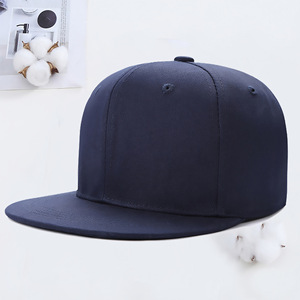 Snapback Cap Pure Cotton Flat Brim <b>Hat</b> Breathable Sunscreen Adult Street Dance Hip Hop Fashion Spring <b>Summer</b> - Product Image 2