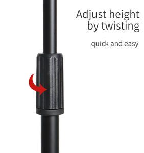 M-300工場直送テレスコピック高さ調整可能三脚スタンドマイク - Product Image 3