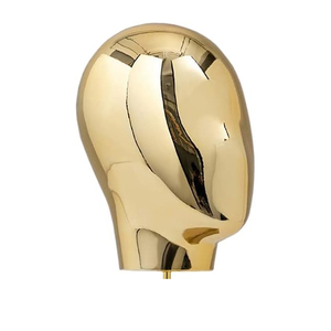 Cửa Hàng Boutique Kính mát Countertop hiển thị đứng giá vàng mannequin <span class=keywords><strong>Head</strong></span> cho hat hiển thị - Product Image 1