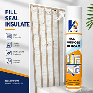 Espuma de <span class=keywords><strong>Poliuretano</strong></span> Expansiva Universal de Grado Profesional de 750 ml, Espuma de <span class=keywords><strong>Poliuretano</strong></span> Expansiva <span class=keywords><strong>para</strong></span> Aislamiento en la Construcción - Product Image 1