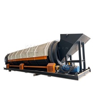 Machine de criblage vibrante à tambour d'axe pour le criblage de gravier humide, de boulets de broyeur, de poussière et de compost d'or
