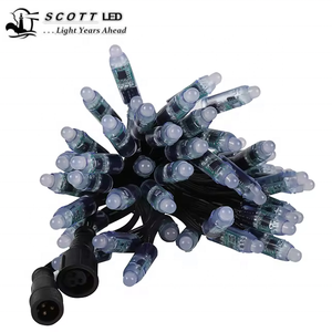 ไฟ LED RGB พิกเซล WS2811 12มม. 12V/5V หัวกระสุนโหนด18AWG กันน้ำ raywu/xconnect สมาร์ทดิจิตอลแอดเดรส IP68สีเต็มรูปแบบ - Product Image 4