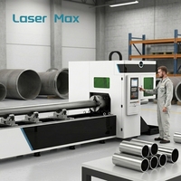 Système de découpe laser à fibre haute puissance 12000W, longueur maximale 12,5m, plage de serrage 230mm, contrôle Cypcut pour la production en série