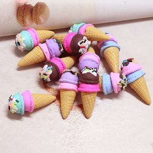 Abalorios de Arcilla Polimérica 3D Kawaii con Forma de Helado, Multicolores, Lindos y Bonitos, para Manualidades y Decoración DIY - Product Image 2
