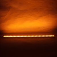 Barre lumineuse LED à longueur personnalisable, indice de protection IP67, lumière constante, blanc chaud 2700-7000K, corps en alliage d'aluminium, RGB, DC12V, dimmable