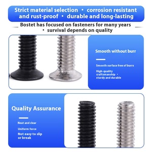 Lớp 4.8 km thép carbon mét sắt vít mạ niken chéo chìm Đen kẽm vít nhỏ cho máy vít răng - Product Image 3