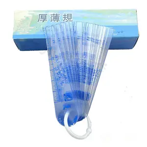Jauge d'inspection en plastique transparente 100% neuve, 16 lames, 0,05-1,5 mm, longueur 70 mm, haute précision 0,01-0,02 mm - Product Image 1