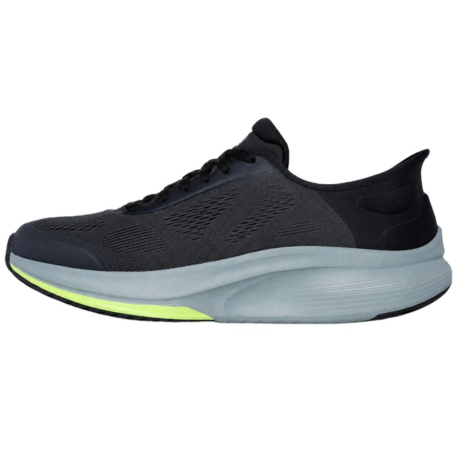 New Design Men Running Shoes  Upper Thick Cushioned Sole Lace up Breathable Lightweight Non Slip Sport Casual Sneakers OEM 2026