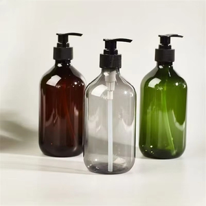 Plusieurs couleurs 300/500ml PET plastique lotion pompe bouteille <span class=keywords><strong>vide</strong></span> pour les produits de soins capillaires désinfectant pour les mains gel <span class=keywords><strong>shampooing</strong></span> détergent - Product Image 4