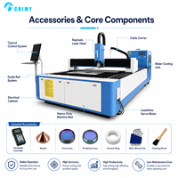 Machine de découpe laser à fibre CNC haut de gamme 3015, découpeuse automatique de métal de haute précision avec source laser Max