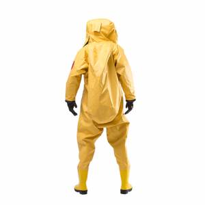Combinaison résistante aux produits chimiques étanche au gaz jaune <span class=keywords><strong>omniseal</strong></span> de bonne qualité pour pompier - Product Image 6