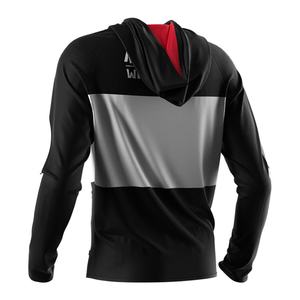 Sudadera con capucha unisex informal de lucha libre con cremallera, chándal con logo personalizado, sudadera para hombre, chaqueta con capucha para hombre por sublimación - Product Image 2