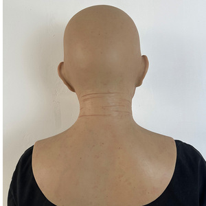 Máscara <span class=keywords><strong>de</strong></span> Silicona para Hombre Calvo, Máscara Realista <span class=keywords><strong>de</strong></span> Hombre Mayor, Careca, <span class=keywords><strong>de</strong></span> Látex, para Cosplay, Accesorios para Películas y Representaciones - Product Image 4