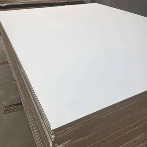 Papan MDF Sisi Ganda 3Mm Mengkilat Putih Kosong