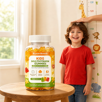 Bonbons Gommes Multivitaminés Sans Sucre et Sans Gluten pour Enfants et Adolescents – Soutien Immunitaire Naturel