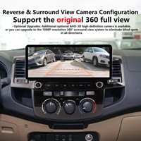 Autoradio Android 14 Penhui pour Toyota Fortuner 2005-2013, 16+512 Go, son cristallin, écran 12,3 pouces 4K, multimédia