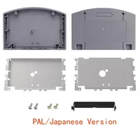Boîtier de remplacement rigide pour carte de jeu N64 avec barre de fixation par vis - Compatible avec les versions USA/Japon/Europe pour Nintendo 64