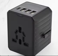 Adaptateur de voyage multi-national avec chargeur USB pour prises EU/UK/US/AU