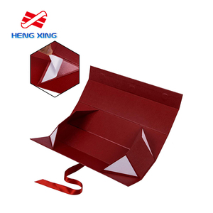 HENGXING Coffret Cadeau de Luxe Personnalisé pour Bouteille Unique de Vin, en Carton Rouge Magnétique Fait Main avec Doublure en Mousse de 2mm, Idéal pour Whisky et Boissons Gazeuses - Product Image 2