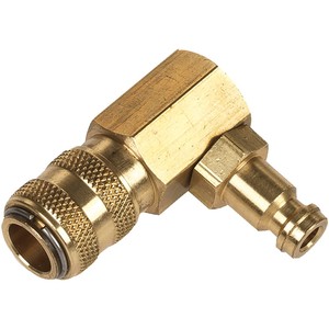 ข้อต่อทองเหลืองสำหรับแก๊ส แบบข้อศอก 90 องศา สำหรับชิ้นส่วนอุปกรณ์แก๊ส - Product Image 1