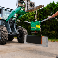 Lève-pieds à ventouse électrique portable 200 kg pour travaux de construction en béton et de pose de pavés