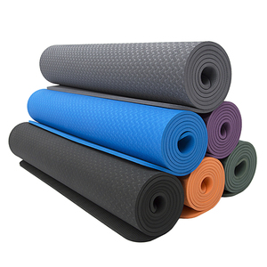 Esterilla de Yoga TPE Extra ancha gruesa antideslizante Fitness insonorizada cuerda para saltar alfombrilla para el suelo baile en casa Pilates reformadores-venta al por mayor - Product Image 2
