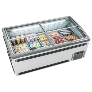 Congelador Comercial Combinado Tipo Isla, Gran Capacidad, Sin Escarcha, <span class=keywords><strong>Horizontal</strong></span>, para Exhibición en Supermercados - Product Image 1