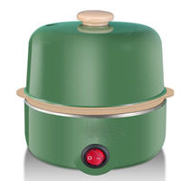 Machine à petit déjeuner populaire petits appareils en acier inoxydable Double Mini cuiseur à oeufs multifonctionnel