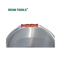 Seau en aluminium anti-étincelles 10L, conteneur utilitaire industriel pour la construction