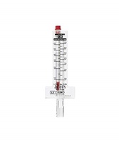 Débitmètre horizontal en PVC pour tuyaux acryliques, type Rotamètre US GPM, certifié NSF/ANSI 50, pression maximale 75 PSI pour la circulation des piscines