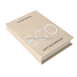Tùy chỉnh kích thước thiết kế logo trang trí fake Faux Linen bìa Bìa Bàn cà phê hiển thị Hộp sách với bìa từ - Product Image 2