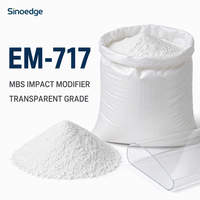 Modificateur d'impact PVC haute transparence EM-717 Résine MBS pour produits PVC transparents