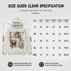 Sweat à capuche graphique streetwear pour homme, coupe oversize, en coton molletonné, imprimé décontracté, collection automne, vente en gros - Product Image 5