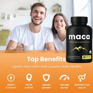 Ekstrak penumbuh dan penumbuh pria, kapsul akar Maca peningkatan pria untuk pria dewasa - Product Image 2