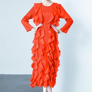 Robes Africaines d'Été 2026 pour Femmes Grandes Tailles, <span class=keywords><strong>Robe</strong></span> Longue Plissée à Volants, Manches Longues Décontractées, <span class=keywords><strong>Robe</strong></span> de Soirée Élastique, Kaftan Femme - Product Image 5