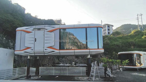 Yuandu A11 Mô Hình Tùy Chỉnh Nội Thất Prefab Di Động Không Gian Viên Nang Nhà Thiết Kế Tối Giản Cho Căn Hộ Sống Thép Không Thấm Nước - Product Image 6