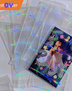 Fundas de PVC con patrón de corazón holográfico, esquinas cuadradas, resistentes al agua, para entretenimiento en juegos de mesa - Product Image 6