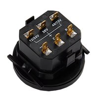 LED Dengan Pengukur Jam Indikator Baterai Bulat 12/24V 36V 48V 72V untuk Perahu Golf Cart Yamaha Club Cart Forklift